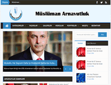 Tablet Screenshot of muslumanarnavutluk.com